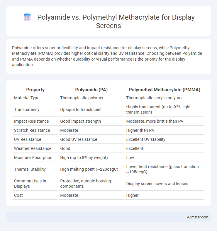 Polyamide vs. Polymethyl Methacrylate for Display Screens - What is The Difference?