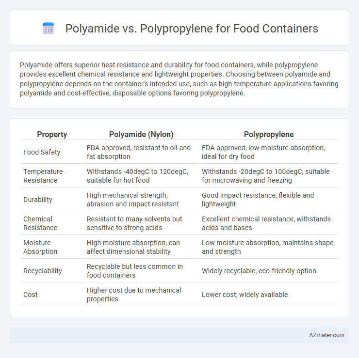 Polyamide vs. Polypropylene for Food Containers - What is The Difference?