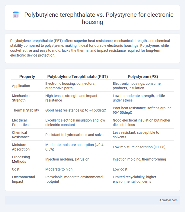 Polybutylene terephthalate vs. Polystyrene for electronic housing - What is The Difference?