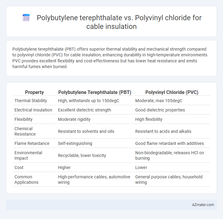 Polybutylene terephthalate vs. Polyvinyl chloride for cable insulation - What is The Difference?