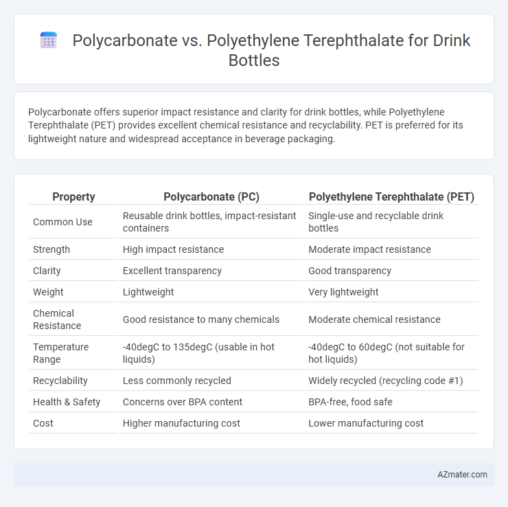 Polycarbonate vs. Polyethylene Terephthalate for Drink Bottles - What is The Difference?