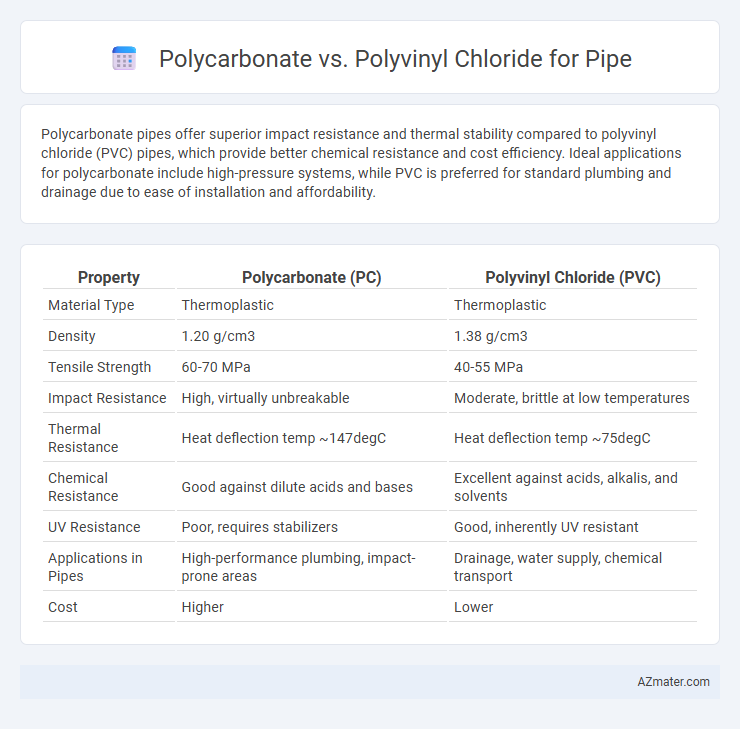Polycarbonate vs. Polyvinyl Chloride for Pipe - What is The Difference?
