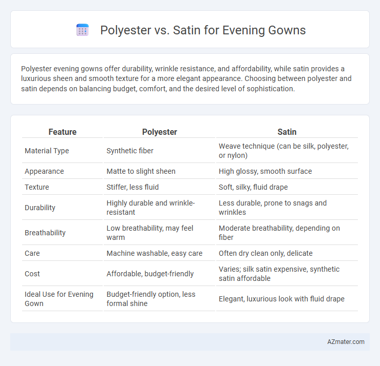 Polyester vs. Satin for Evening Gowns - What is The Difference?