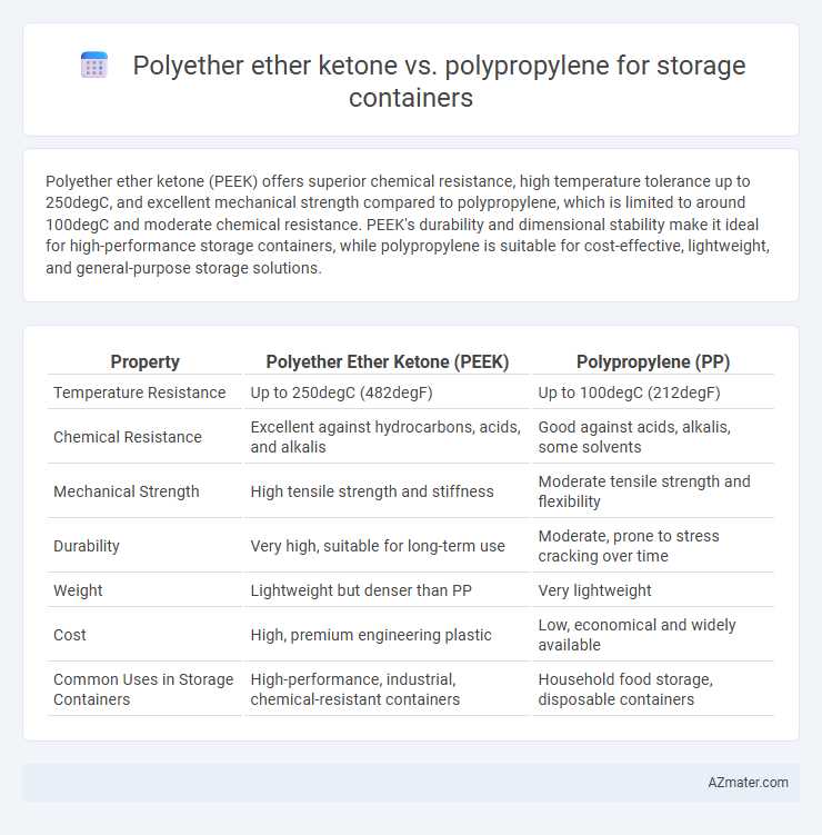 Polyether ether ketone vs. polypropylene for storage containers - What is The Difference?
