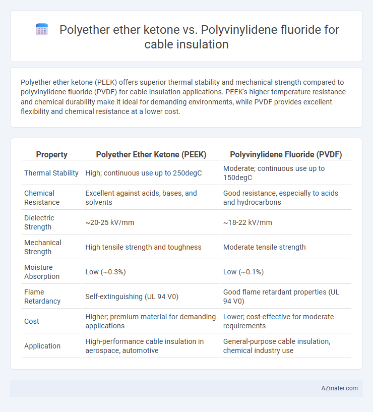 Polyether ether ketone vs. Polyvinylidene fluoride for cable insulation - What is The Difference?
