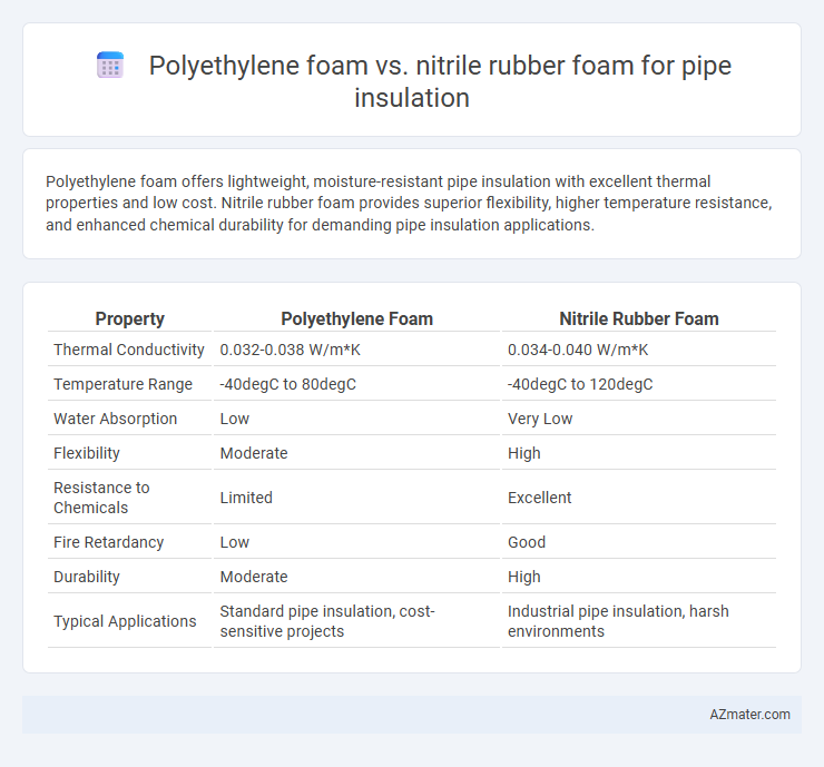 Polyethylene foam vs. nitrile rubber foam for pipe insulation - What is The Difference?