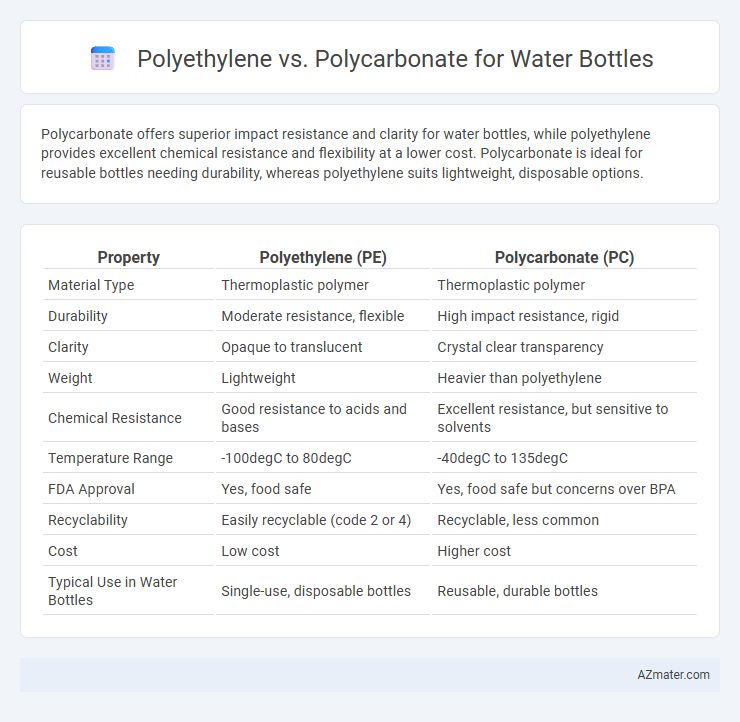 Polyethylene vs. Polycarbonate for Water Bottles - What is The Difference?