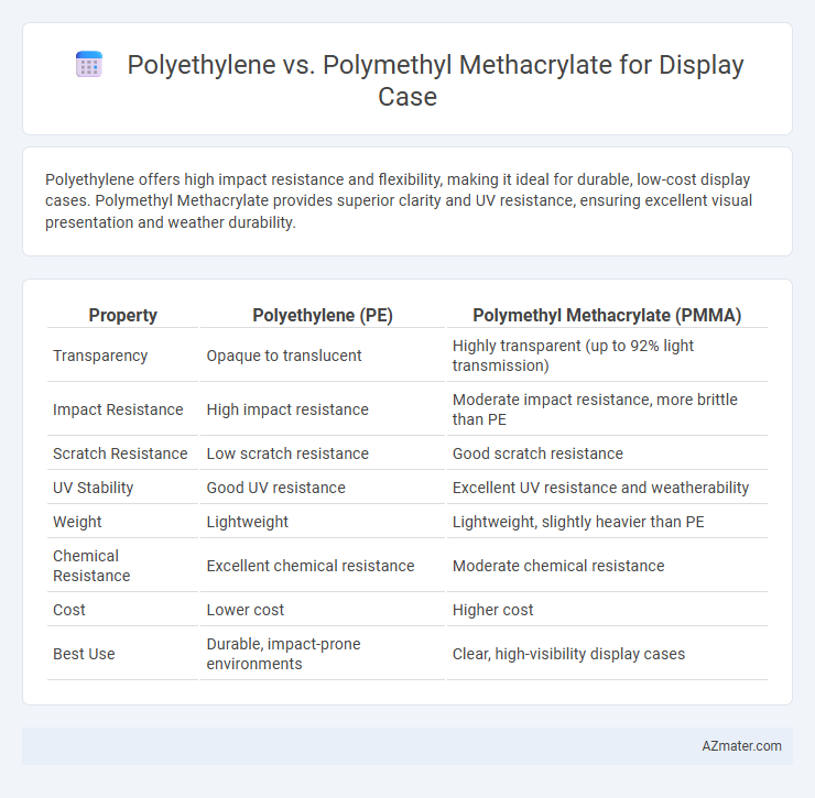 Polyethylene vs. Polymethyl Methacrylate for Display Case - What is The Difference?