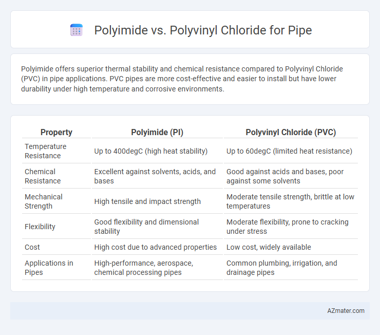 Polyimide vs. Polyvinyl Chloride for Pipe - What is The Difference?