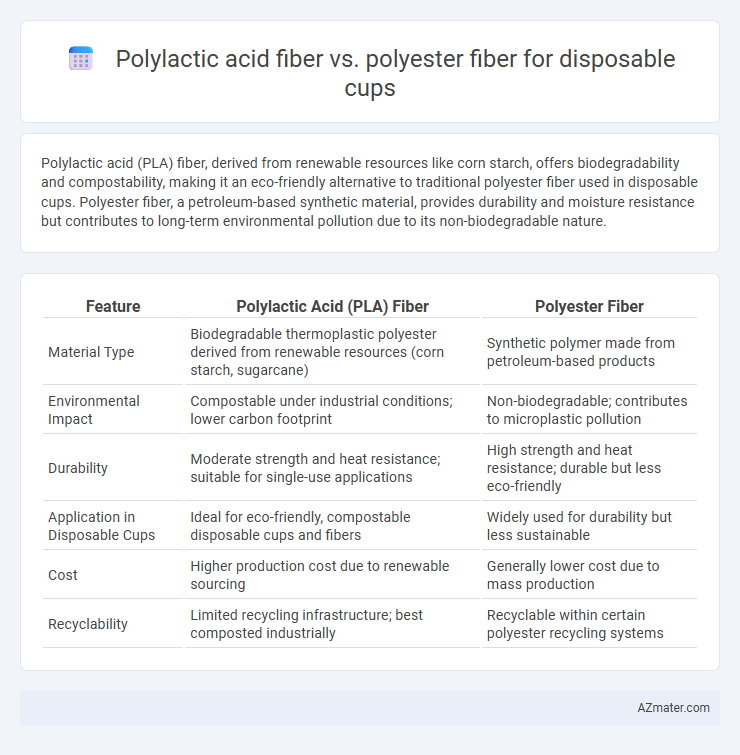 Polylactic acid fiber vs. polyester fiber for disposable cups - What is The Difference?