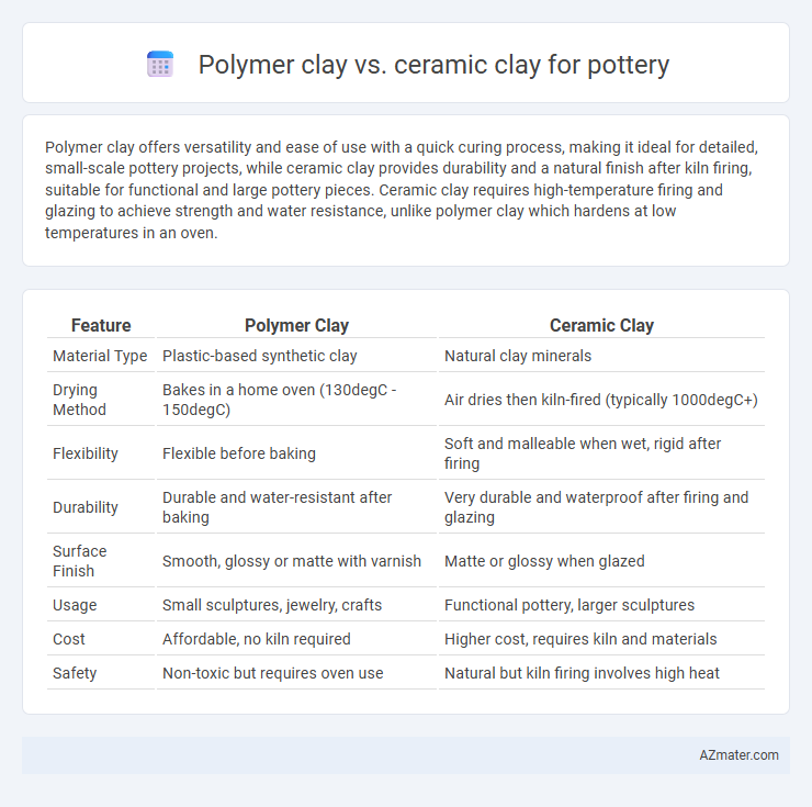 Polymer clay vs. ceramic clay for pottery - What is The Difference?