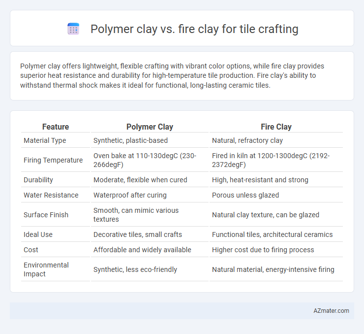 Polymer clay vs. fire clay for tile crafting - What is The Difference?