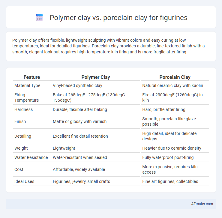 Polymer clay vs. porcelain clay for figurines - What is The Difference?