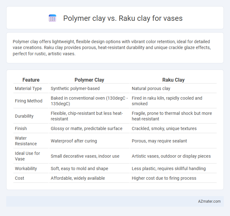 Polymer clay vs. Raku clay for vases - What is The Difference?