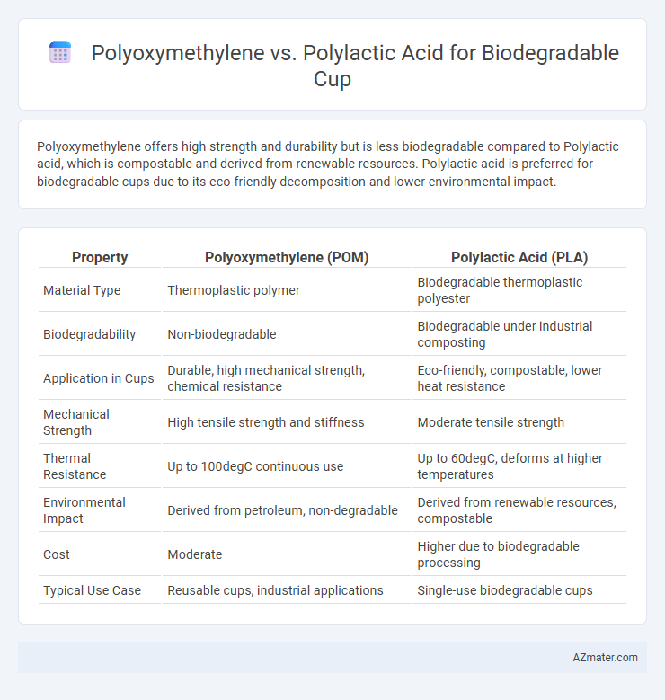 Polyoxymethylene vs. Polylactic Acid for Biodegradable Cup - What is The Difference?