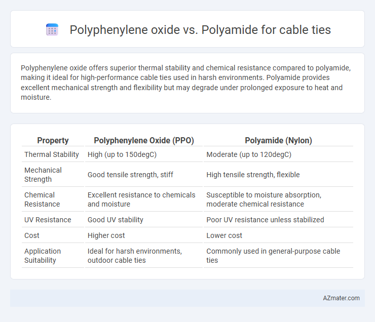 Polyphenylene oxide vs. Polyamide for cable ties - What is The Difference?