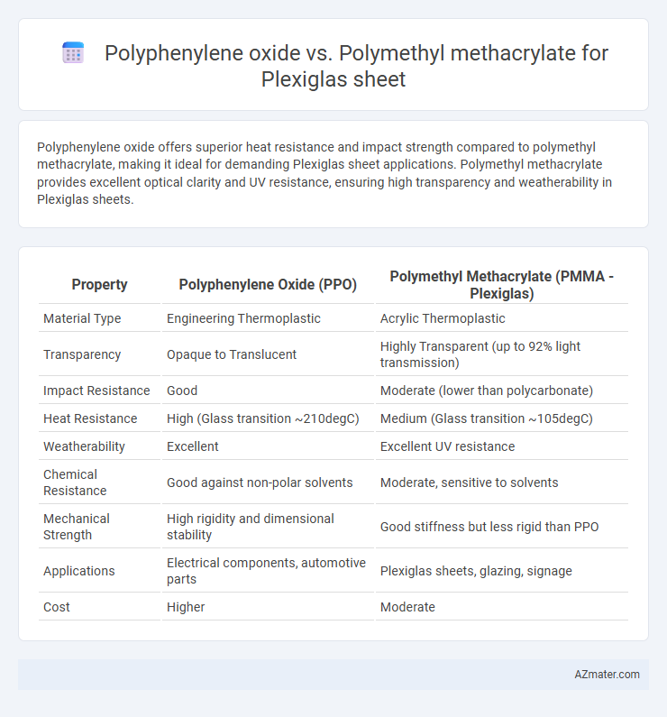 Polyphenylene oxide vs. Polymethyl methacrylate for Plexiglas sheet - What is The Difference?