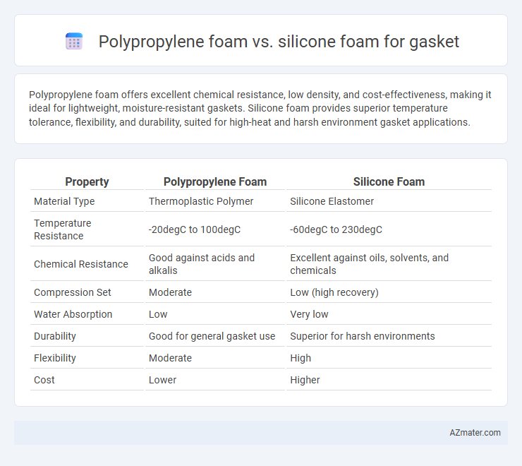Polypropylene foam vs. silicone foam for gasket - What is The Difference?