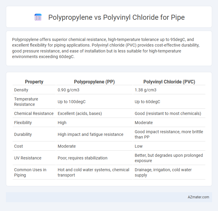 Polypropylene vs Polyvinyl Chloride for Pipe - What is The Difference?