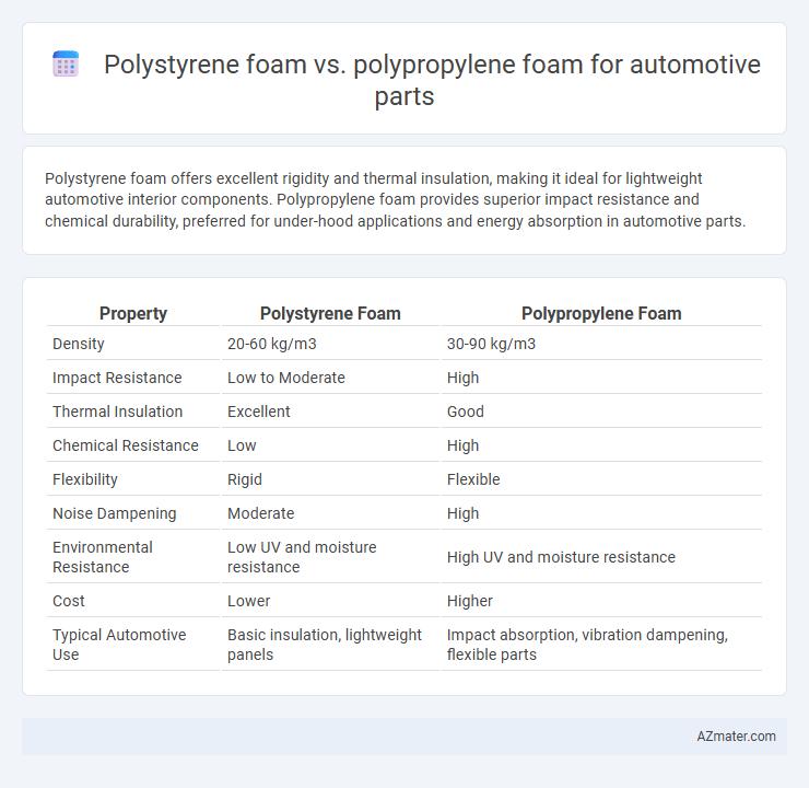 Polystyrene foam vs. polypropylene foam for automotive parts - What is The Difference?