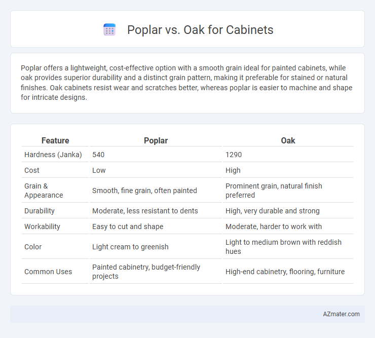 Poplar vs. Oak for Cabinets - What is The Difference?