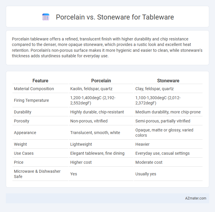 Porcelain vs. Stoneware for Tableware - What is The Difference?