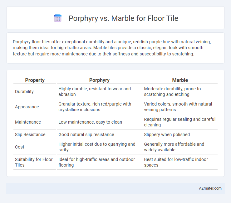 Porphyry vs. Marble for Floor Tile - What is The Difference?