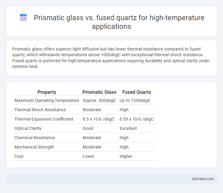 Prismatic glass vs. fused quartz for high-temperature applications - What is The Difference?