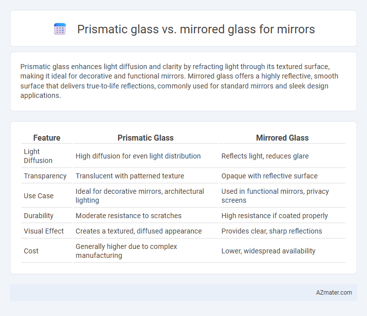 Prismatic glass vs. mirrored glass for mirrors - What is The Difference?