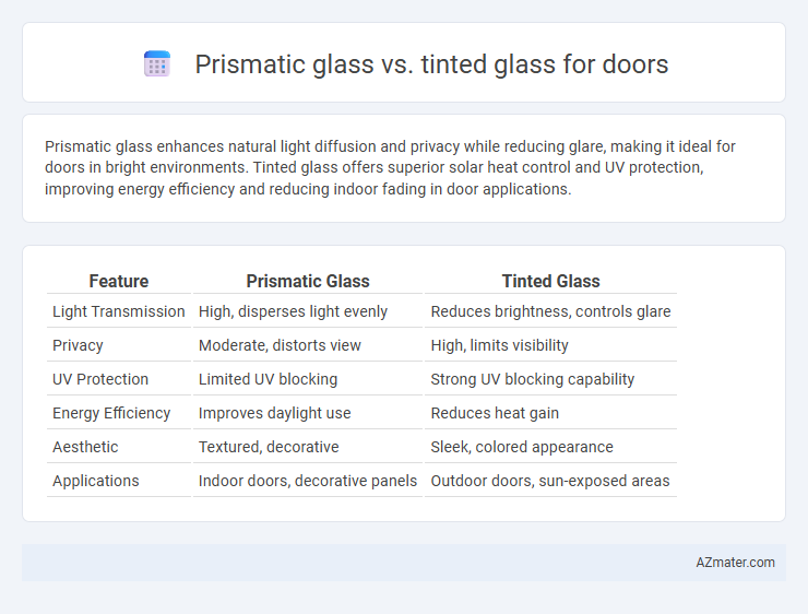 Prismatic glass vs. tinted glass for doors - What is The Difference?