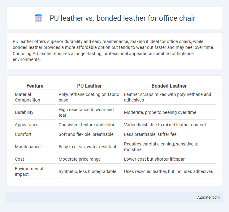 PU leather vs. bonded leather for office chair - What is The Difference?