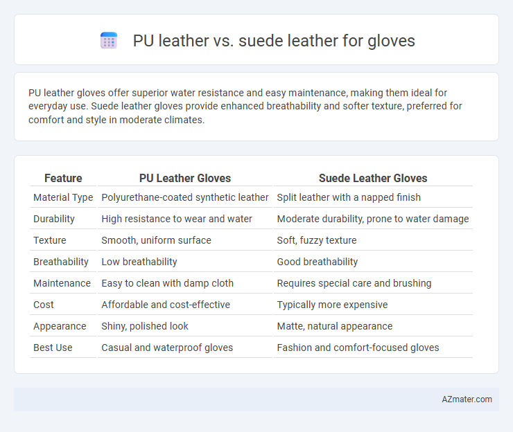 PU leather vs. suede leather for gloves - What is The Difference?
