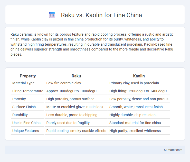 Raku vs. Kaolin for Fine China - What is The Difference?