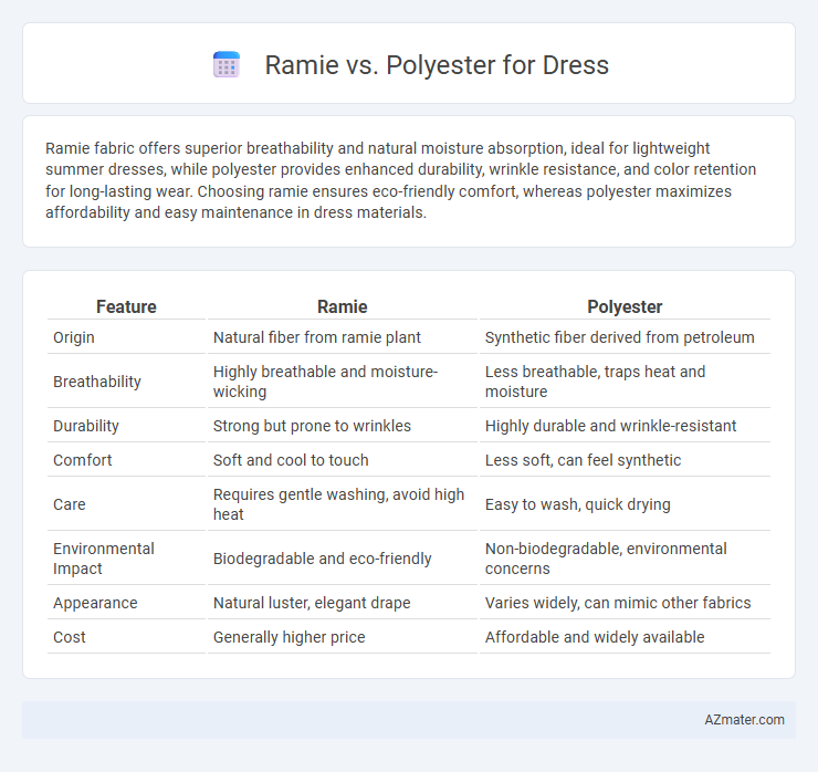 Ramie vs. Polyester for Dress - What is The Difference?