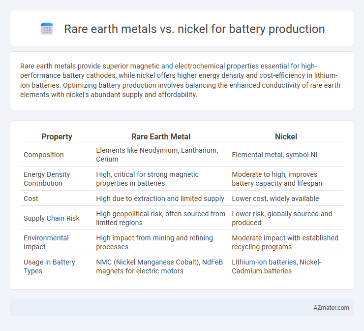 Rare earth metals vs. nickel for battery production - What is The Difference?