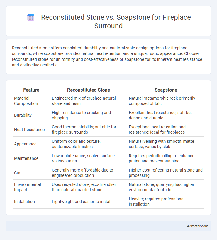 Reconstituted Stone vs. Soapstone for Fireplace Surround - What is The Difference?