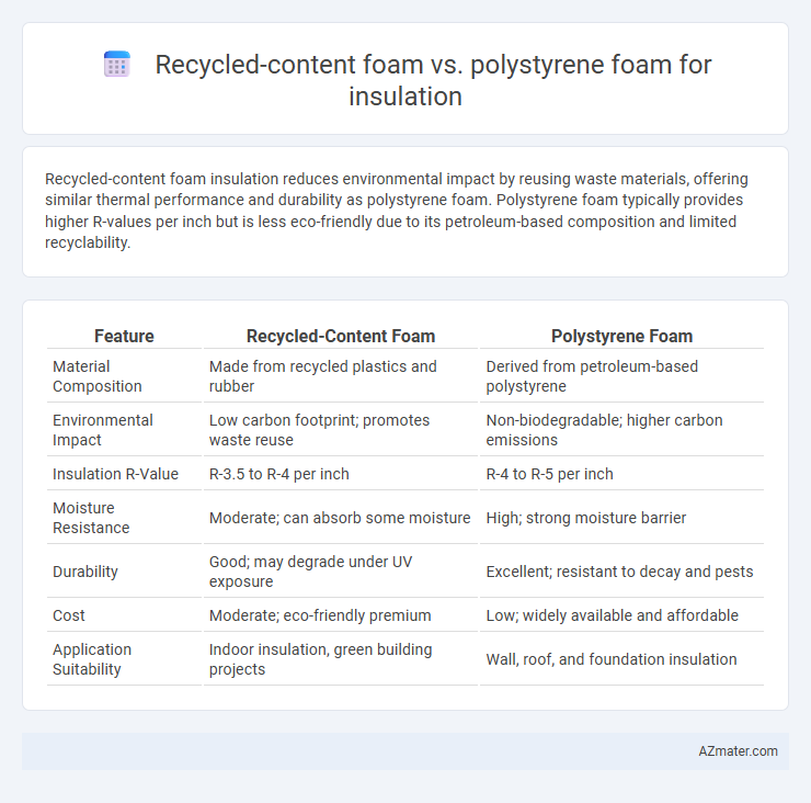 Recycled-content foam vs. polystyrene foam for insulation - What is The Difference?