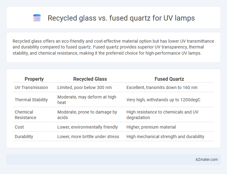 Recycled glass vs. fused quartz for UV lamps - What is The Difference?