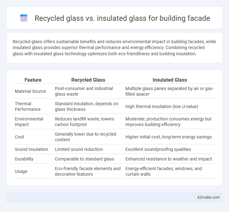 Recycled glass vs. insulated glass for building facade - What is The Difference?