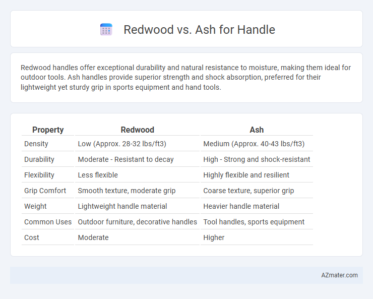 Redwood vs. Ash for Handle - What is The Difference?
