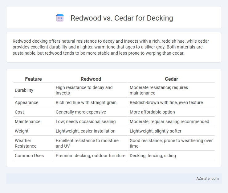 Redwood vs. Cedar for Decking - What is The Difference?