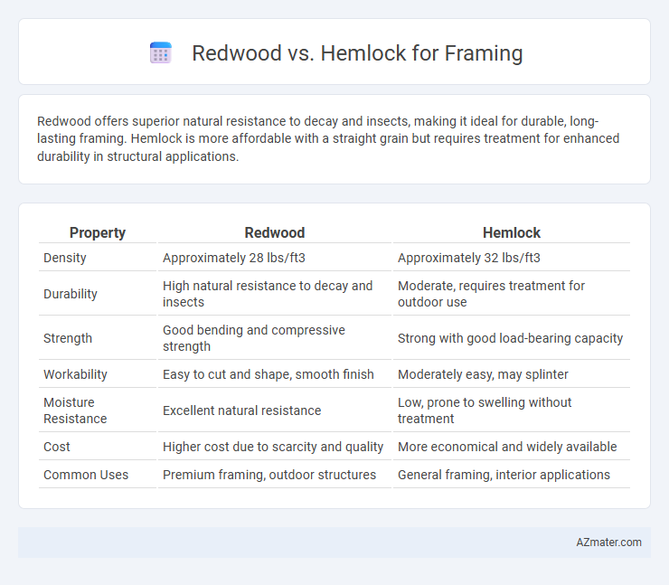 Redwood vs. Hemlock for Framing - What is The Difference?