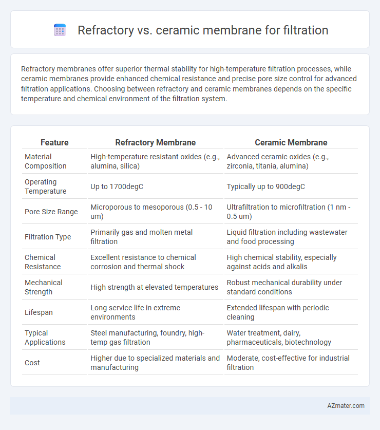 Refractory vs. ceramic membrane for filtration - What is The Difference?