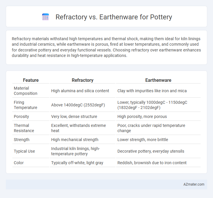 Refractory vs. Earthenware for Pottery - What is The Difference?