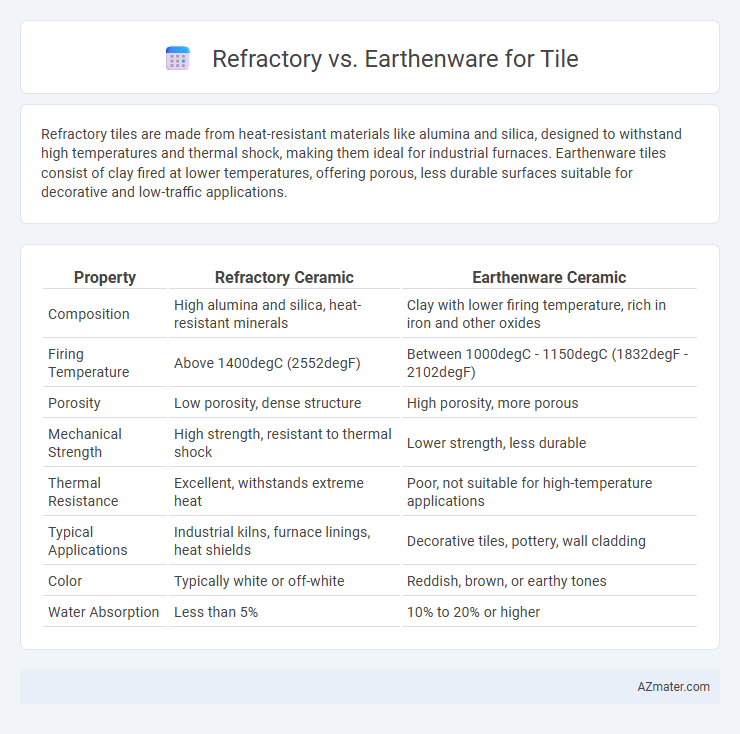 Refractory vs. Earthenware for Tile - What is The Difference?