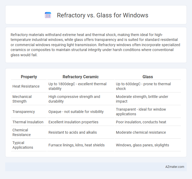 Refractory vs. Glass for Windows - What is The Difference?