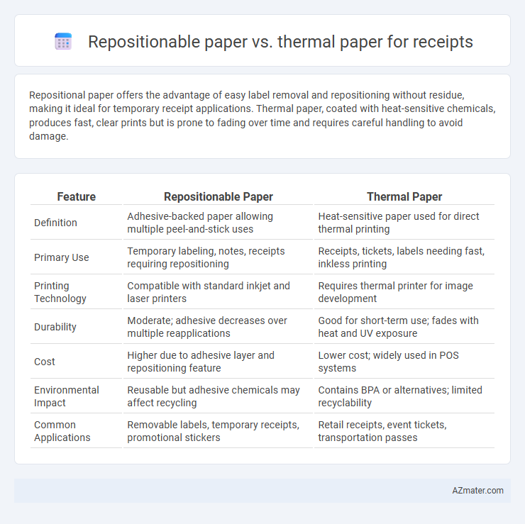 Repositionable paper vs. thermal paper for receipts - What is The Difference?