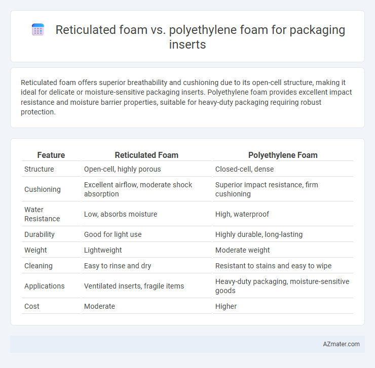 Reticulated foam vs. polyethylene foam for packaging inserts - What is The Difference?