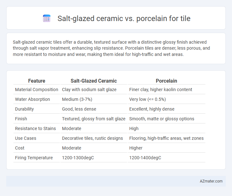 Salt-glazed ceramic vs. porcelain for tile - What is The Difference?