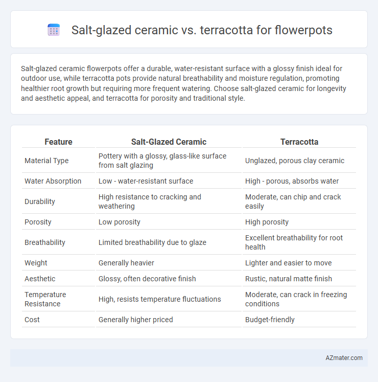 Salt-glazed ceramic vs. terracotta for flowerpots - What is The Difference?